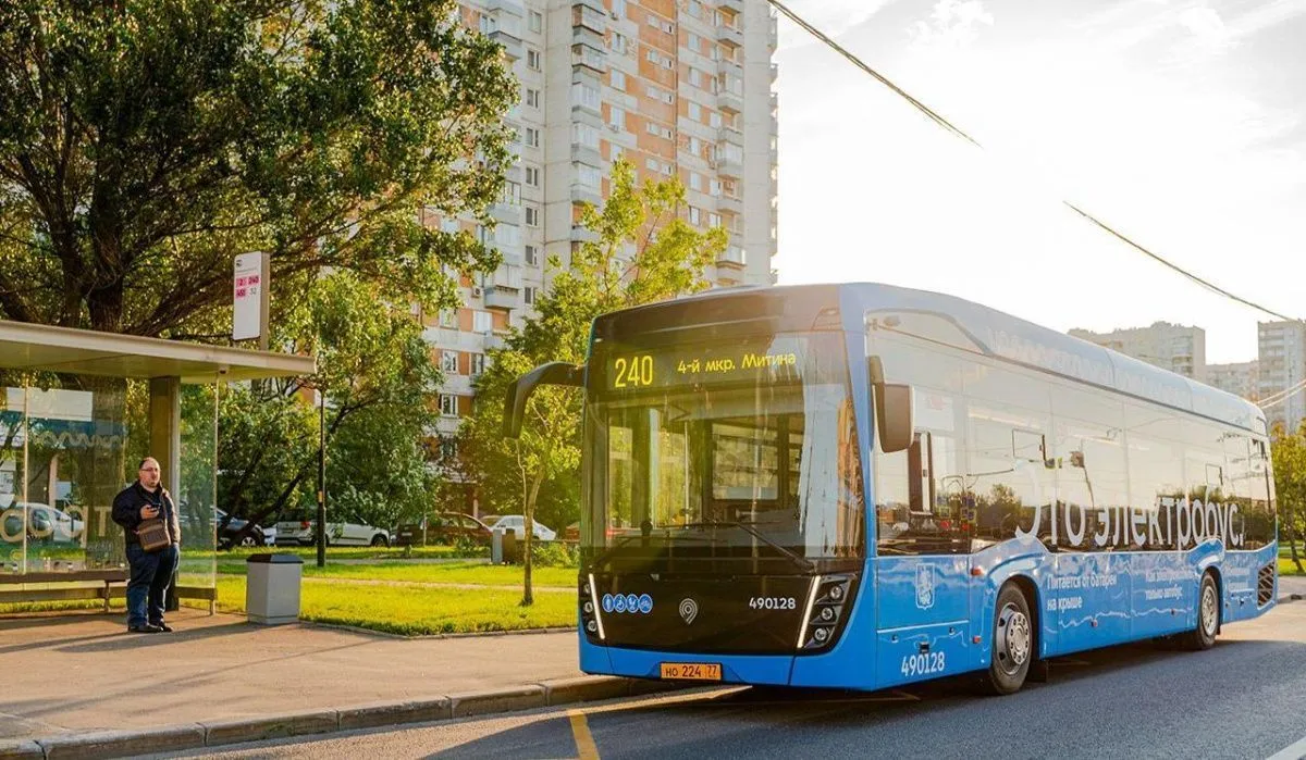 В системе московского транспорта работает почти 1200 электробусов