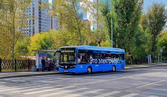 Электробусы нового поколения начали курсировать на маршруте № 847 в Москве