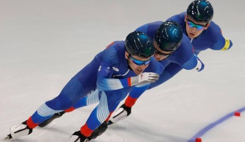 Олимпийское серебро в коньках завоевали российские спортсмены