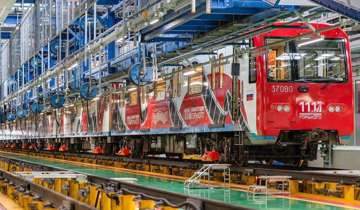 Поезд к 111-летию Киностудии Горького запущен на Калужско-Рижской линии метро