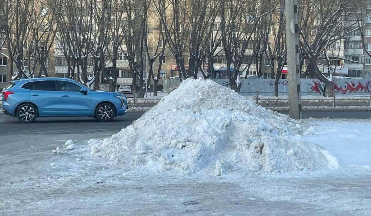 Челябинец заплатит штраф за выброшенный снег 