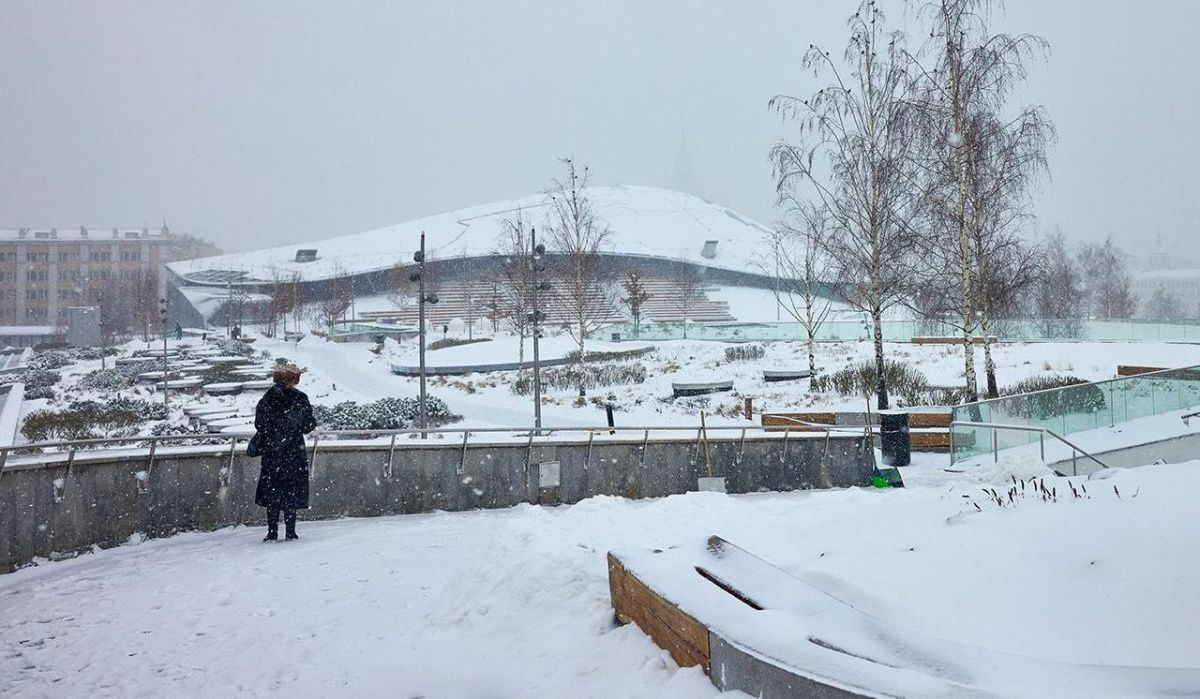 Столицу накроют мощный снегопад и сильный ветер