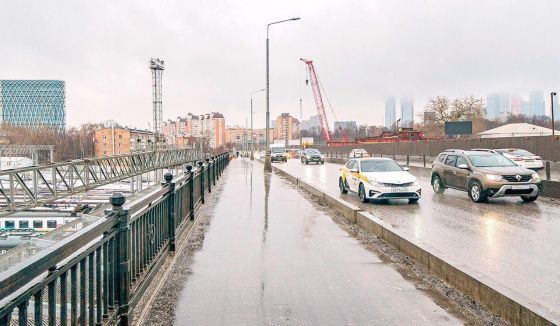 В Москве стартовал второй этап капремонта Краснопресненского путепровода