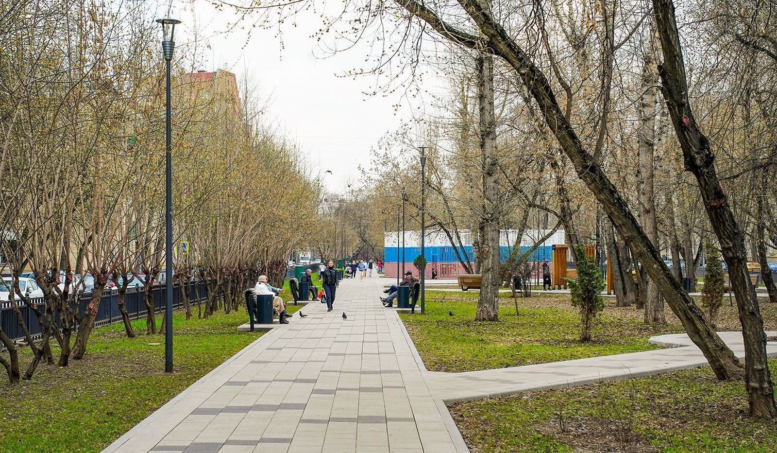 В Москве завершено благоустройство территории возле станции БКЛ «Текстильщики»