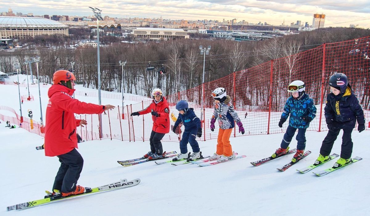 На Воробьевых горах стартовал новый горнолыжный сезон