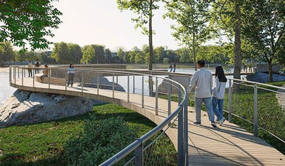 В Мневниковской пойме планируется создание 2,5 км новых набережных
