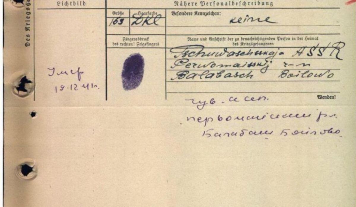 Музей Победы нашел родственников погибшего советского военнопленного в Чувашии