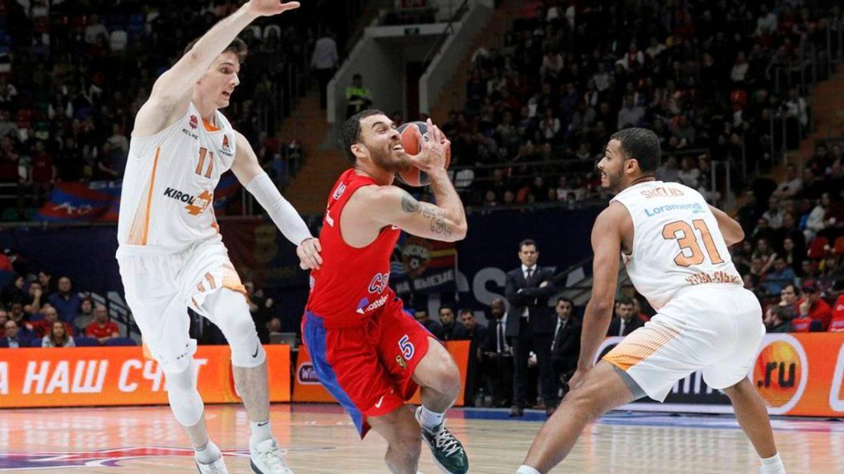 ЦСКА проиграл «Басконии», прервав серию из 12 побед в баскетбольной Евролиги