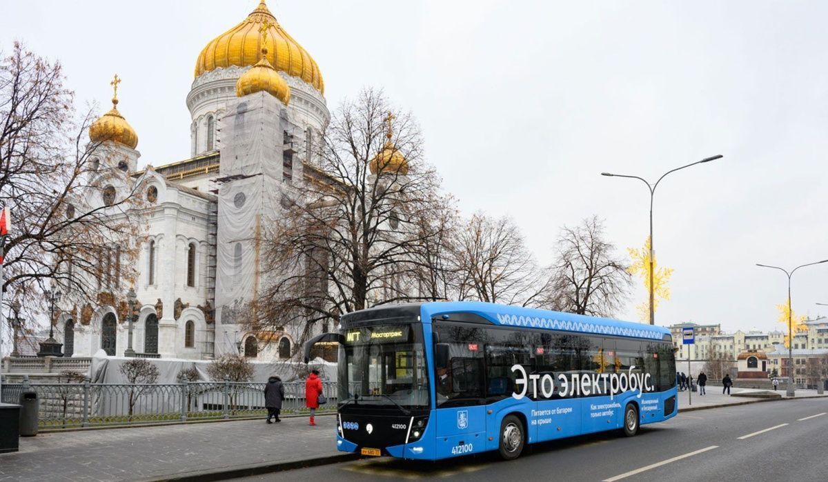 Электробусы начали работать на еще одном магистральном маршруте