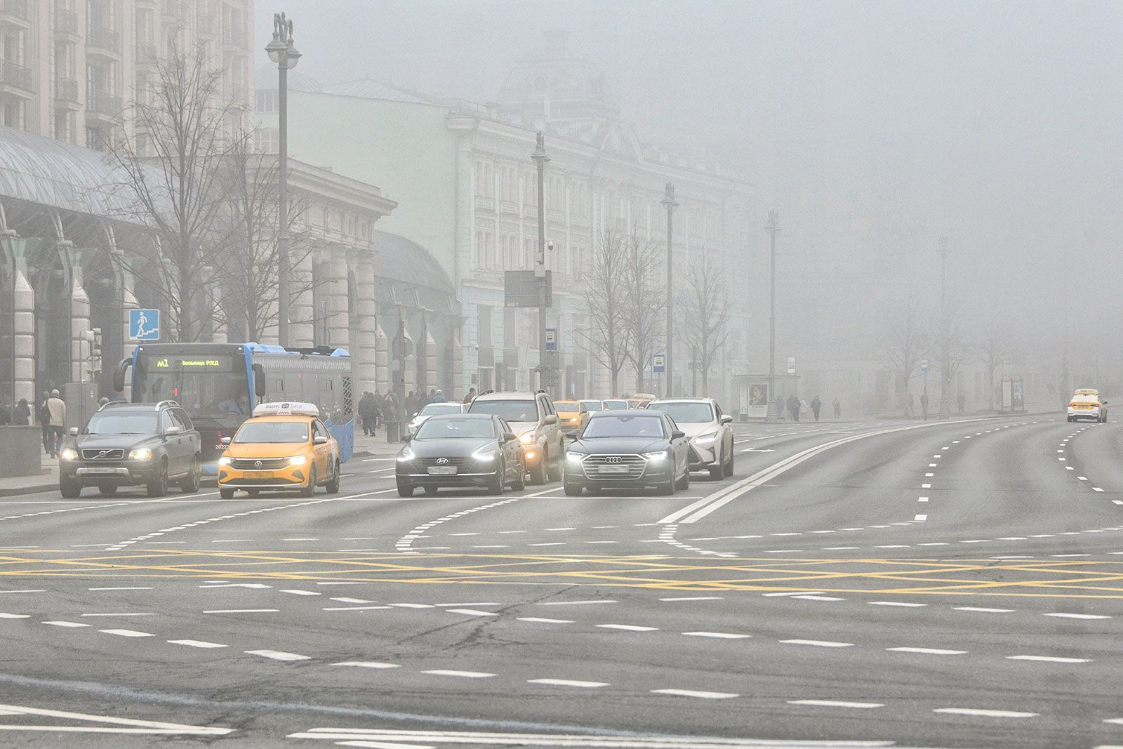 Москвичей просят быть внимательными из-за тумана