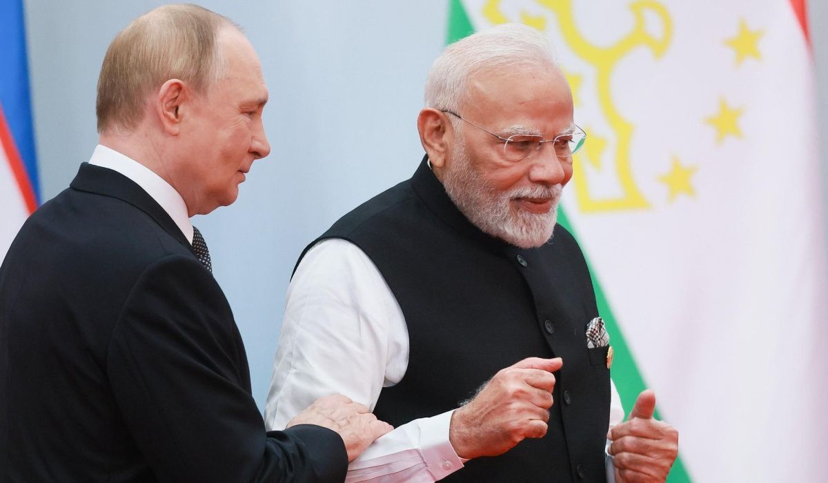 Моди поделился в соцсетях трогательными кадрами встречи с Владимиром Путиным