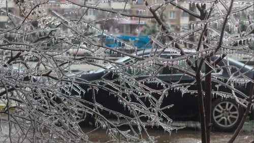 В Москве начался ледяной дождь