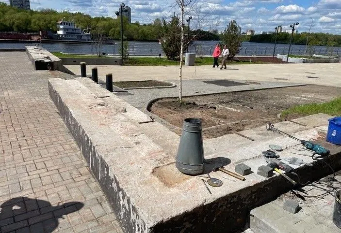 В Левобережном районе города Москва освободили доступ к набережной