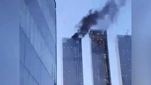 В Москве начали проверку после пожара в Capital Towers