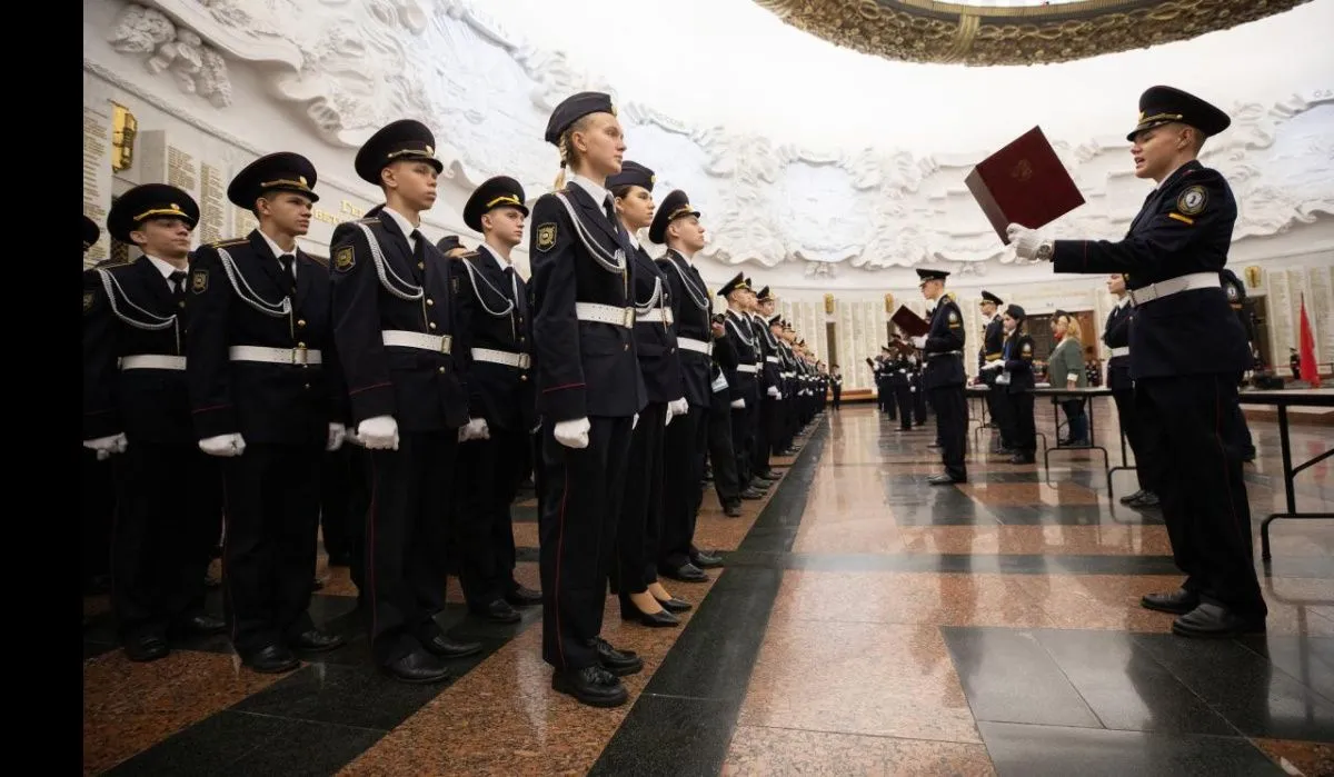 Ежегодная церемония принятия торжественного обещания курсантов и клятвы кадет прошла в Музее Победы