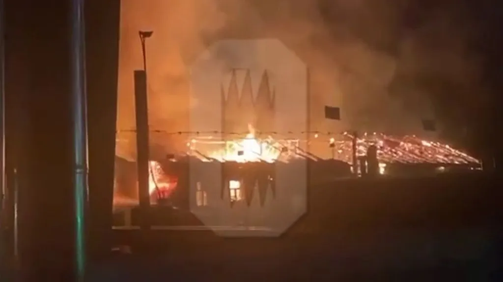 В Подмосковье произошёл пожар в воинской части