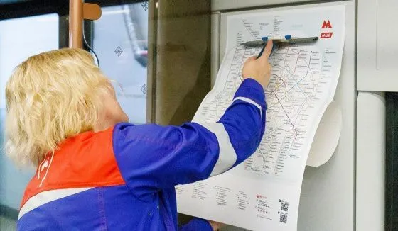 В Москве более 1,2 тысячи указателей обновили в метро и на МЦД за два месяца